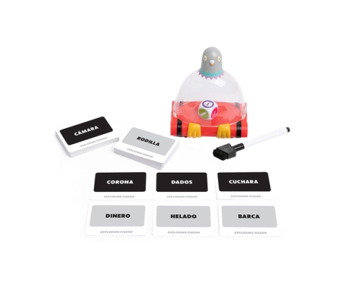 Asmodee Exploding Kittens EKIEP01ES juego de tablero Exploding Pigeon 10 min Juego De Cartas Partido