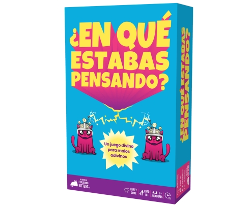 Asmodee Exploding Kittens EKILR01ES juego de tablero ¿En qué estabas pensando? 10 min Juego De Cartas Partido
