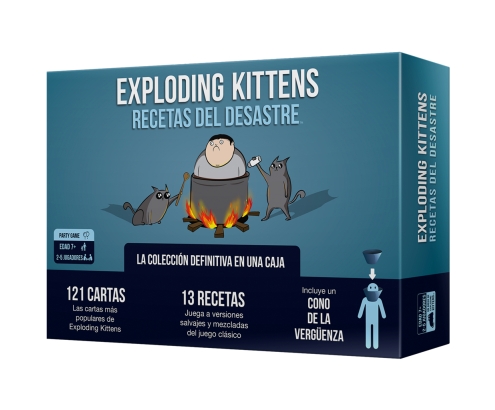 Asmodee Exploding Kittens EKIRFD01ES juego de tablero 15 min Juego De Cartas Partido