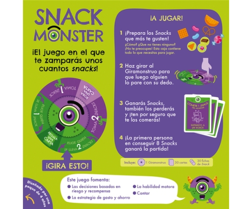 Asmodee Exploding Kittens EKISNMO01ES juego de tablero Snack Monster 15 min Juego De Cartas Partido