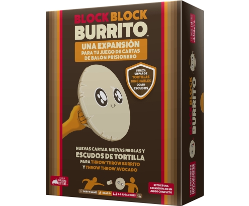 Asmodee Exploding Kittens EKITTB03ES juego de tablero Block Block Burrito 15 min Juego De Cartas Partido