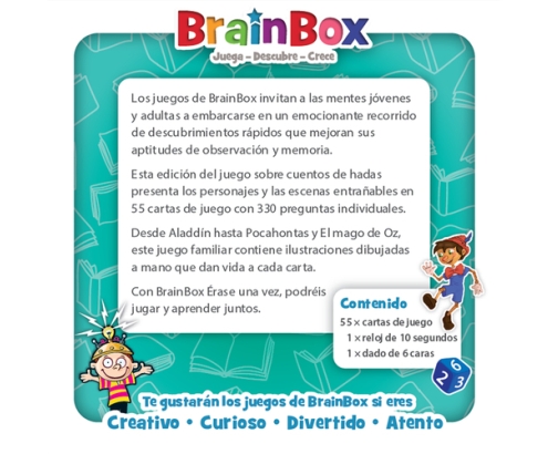 Asmodee G123427 juego de tablero BrainBox Érase una vez 10 min Juego De Cartas