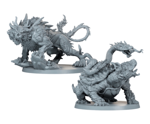 Asmodee GUF045ML juego de tablero Zombicide: Divine Beasts 60 min Juego De Cartas