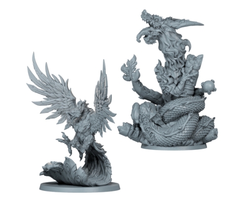 Asmodee GUF045ML juego de tablero Zombicide: Divine Beasts 60 min Juego De Cartas