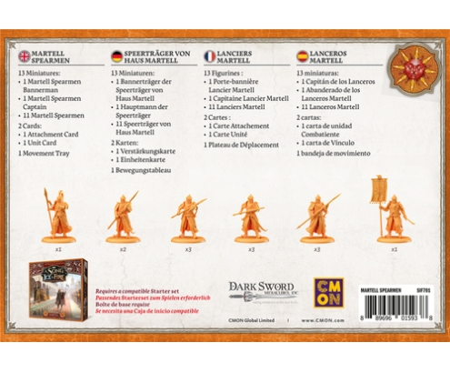 Asmodee Lanceros Martell CHYF: Lanceros Martell Juego de mesa Estrategia