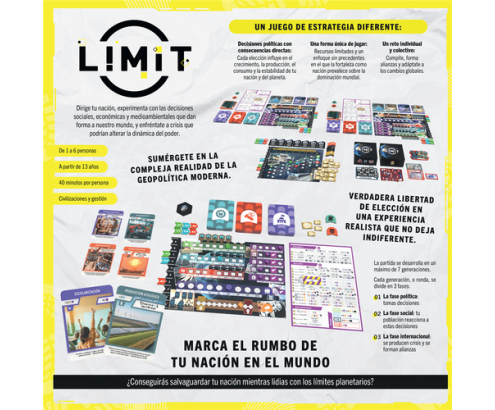 Asmodee Limit Juego de mesa Simulación económica