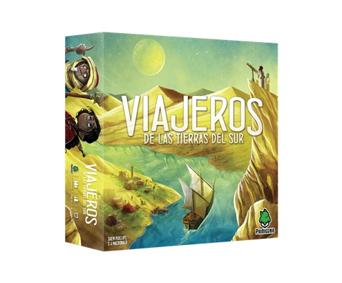 Asmodee Viajeros de las tierras del sur 90 min Juego de mesa Lógico