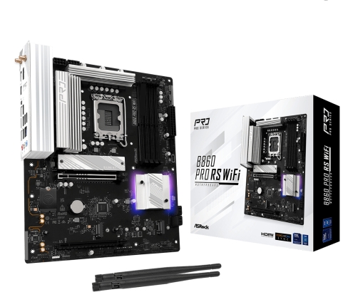 Asrock B860 Pro RS WiFi Intel B860 LGA 1851 (Socket V1) ATX