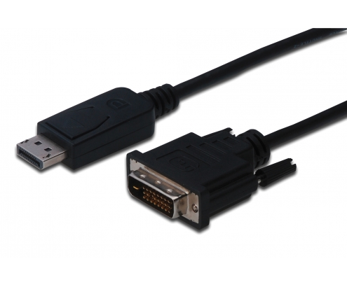 ASSMANN Electronic adaptador de cable de vÍ­deo 3 m DisplayPort DVI-D Negro