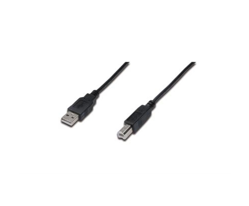 ASSMANN Electronic Cable usb 2.0 tipo-a macho a usb tipo-b macho 0.5m negro 