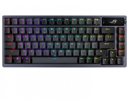 ASUS Azoth teclado USB + RF Wireless + Bluetooth QWERTY Inglés Metálico