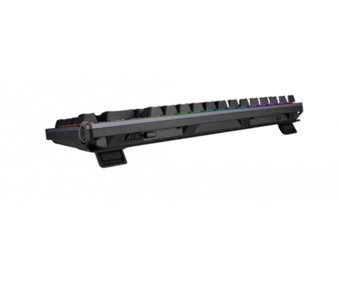 ASUS Azoth teclado USB + RF Wireless + Bluetooth QWERTY Inglés Metálico
