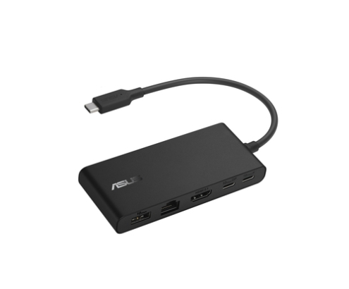 ASUS Dual 4K USB-C Dock DC201 Alámbrico USB 3.2 Gen 2 (3.1 Gen 2) Type-C Negro