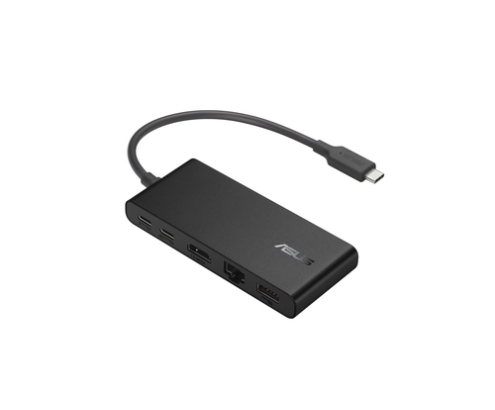 ASUS Dual 4K USB-C Dock DC201 Alámbrico USB 3.2 Gen 2 (3.1 Gen 2) Type-C Negro