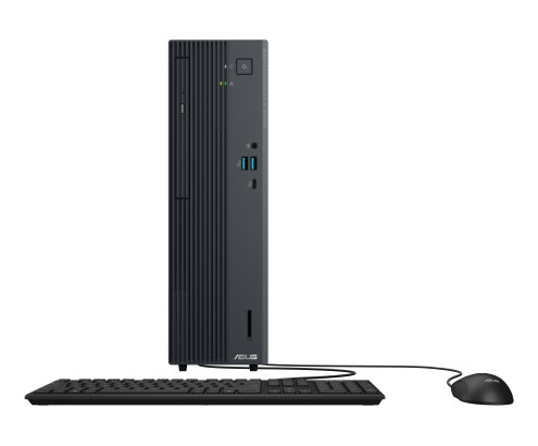 ASUS ExpertCenter P500 SFF P500SV-07240H110X - Sobremesa (Intel Core 7 240H, 16GB RAM, 512GB SSD, Graphics, Windows 11 Pro) Gris - Teclado QWERTY espa