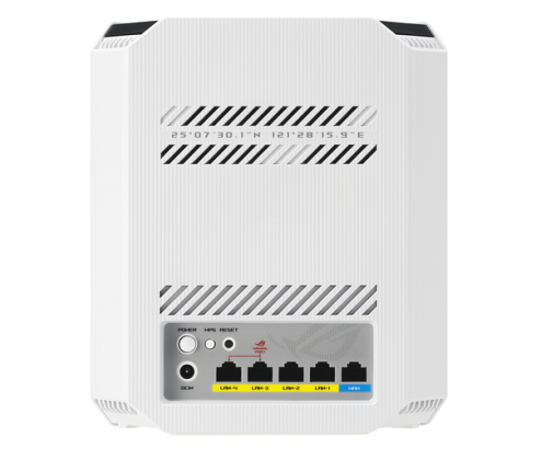 ASUS GS-BE7200 router inalámbrico 2.5 Gigabit Ethernet Doble banda (2,4 GHz / 5 GHz) Blanco, Negro
