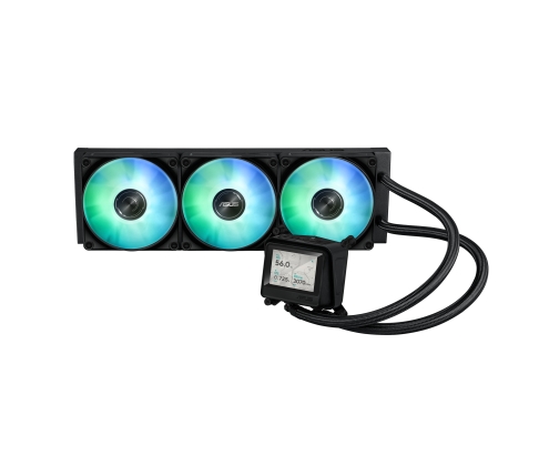 ASUS MAX GAMING LC 360 ARGB LCD Procesador Sistema de refrigeración líquida todo en uno 12 cm Negro