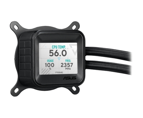 ASUS Prime LC 360 ARGB LCD Procesador Sistema de refrigeración líquida todo en uno 12 cm Negro
