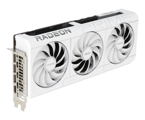 ASUS Prime -RX9070XT-O16G-WHITE AMD Radeon RX 9070 XT 16 GB GDDR6
