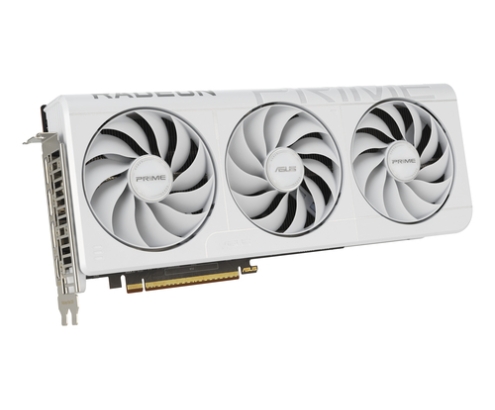 ASUS Prime -RX9070XT-O16G-WHITE AMD Radeon RX 9070 XT 16 GB GDDR6