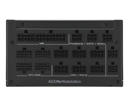 ASUS Pro WS 2200W Platinum unidad de fuente de alimentación 20+4 pin ATX ATX Negro