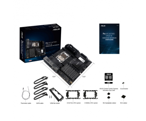 ASUS PRO WS W790E-SAGE SE Intel W790 LGA 4677 (Socket E) EEB