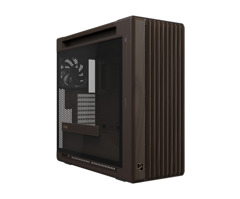 ASUS ProArt PA602 Wood Edition Retro Brown - Tempered Glass Panel Midi Tower Marrón