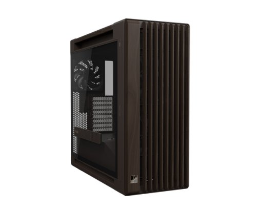 ASUS ProArt PA602 Wood Edition Retro Brown - Tempered Glass Panel Midi Tower Marrón