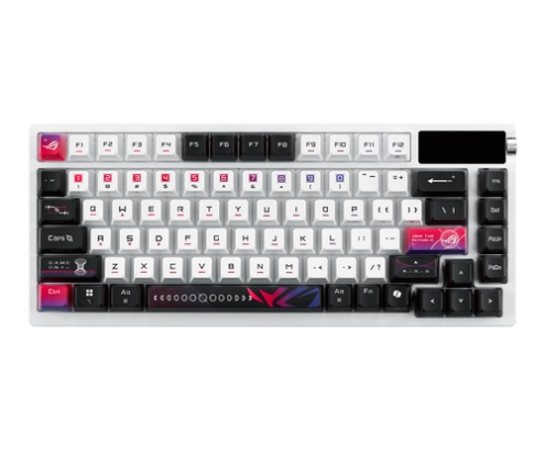 ASUS ROG Azoth X teclado Juego USB + RF Wireless + Bluetooth Negro, Blanco