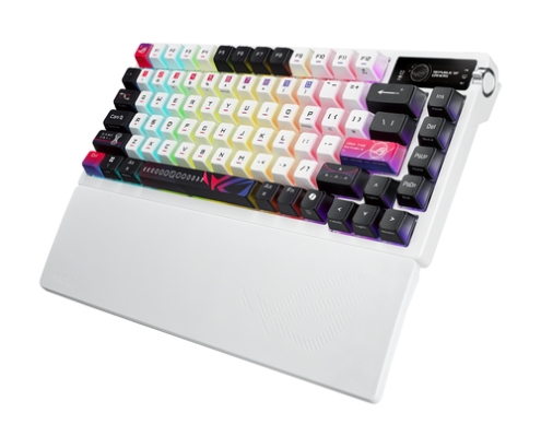 ASUS ROG Azoth X teclado Juego USB + RF Wireless + Bluetooth Negro, Blanco
