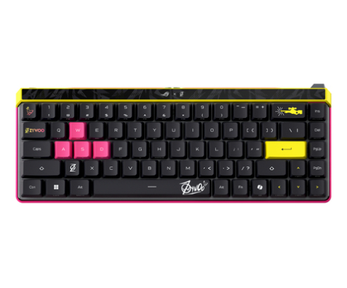 ASUS ROG Falchion Ace HFX ZywOo Edition teclado Juego USB QWERTY Internacional de EE.UU. Negro