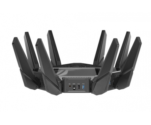 ASUS ROG Rapture GT-AXE16000 router inalámbrico 10 Gigabit Ethernet Tribanda (2.4 GHz / 5 GHz / 6 GHz) Negro