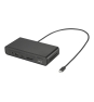ASUS Triple Display USB-C Dock DC300 Acoplamiento USB 3.2 Gen 2 (3.1 Gen 2) Type-C Negro