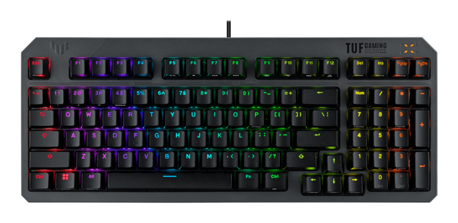 ASUS TUF Gaming K3 Gen II teclado Juego USB QWERTY Negro
