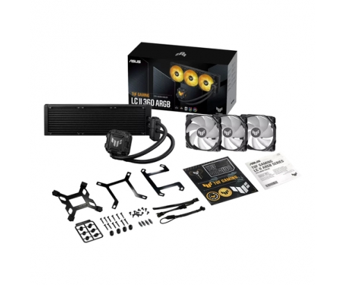 ASUS TUF GAMING LC II 360 ARGB Procesador Kit de refrigeración lÍ­quida 12 cm Negro