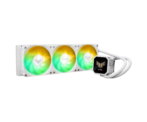 ASUS TUF Gaming LC III 360 ARGB LCD White Edition Procesador Sistema de refrigeración líquida todo en uno 12 cm Blanco 1 pieza(s)