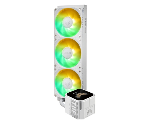 ASUS TUF Gaming LC III 360 ARGB LCD White Edition Procesador Sistema de refrigeración líquida todo en uno 12 cm Blanco 1 pieza(s)