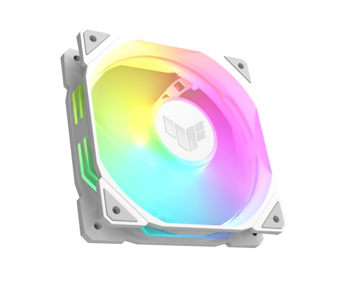 ASUS TUF GAMING TR120 ARGB REVERSE 3IN1 White Carcasa del ordenador Refrigerador de aire 12 cm Blanco