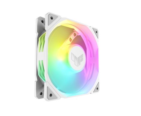 ASUS TUF GAMING TR120 ARGB REVERSE 3IN1 White Carcasa del ordenador Refrigerador de aire 12 cm Blanco