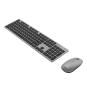 ASUS W5000 Wireless Keyboard and Mouse Set teclado Ratón incluido Oficina RF inalámbrico QWERTY Español Negro, Gris