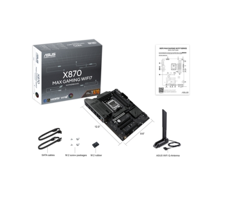 ASUS X870 MAX GAMING WIFI7 AMD X870 Zócalo AM5 ATX