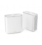 ASUS XD6 2-pack Doble banda (2,4 GHz / 5 GHz) Wi-Fi 6 (802.11ax) 4 Interno Blanco
