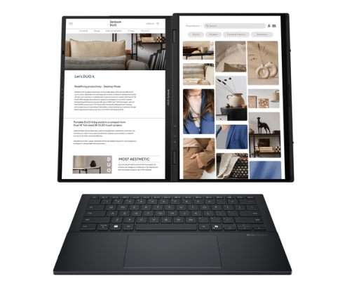 ASUS Zenbook Duo OLED UX8406CA-QL336W - Ordenador Portátil 14
