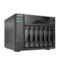 Asustor LOCKERSTOR 6 Gen2 NAS Escritorio Intel® Celeron® N5105 8 GB DDR4 Unidad de disco duro ADM Negro