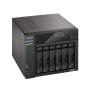 Asustor LOCKERSTOR 6 Gen2 NAS Escritorio Intel® Celeron® N5105 8 GB DDR4 Unidad de disco duro ADM Negro