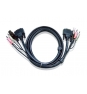 ATEN Cable KVM DVI-D single link USB de 5 m