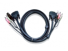 ATEN Cable KVM DVI-D single link USB de 5 m