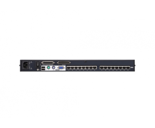 ATEN Switch KVM Cat 5 multi-interfaz de 16 puertos