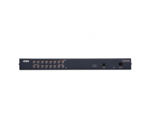 ATEN Switch KVM Cat 5 multi-interfaz de 16 puertos