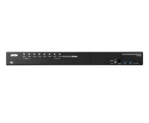 ATEN Switch KVM USB 3.0 4K DisplayPort de 8 puertos